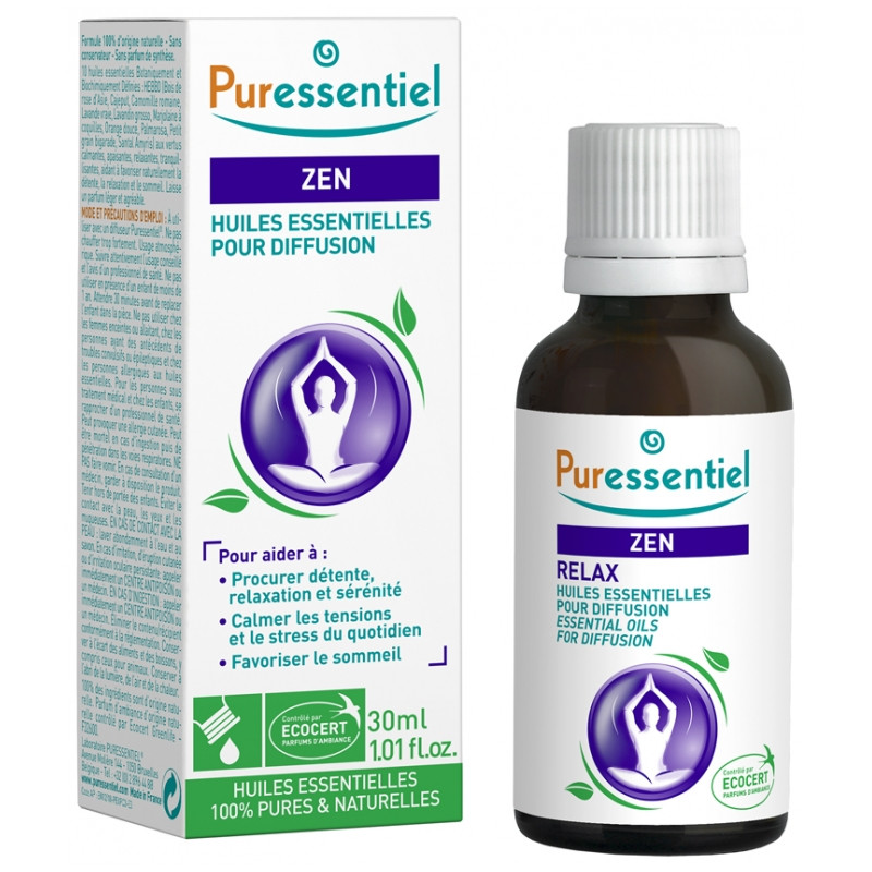 ZEN HUILES ESSENTIELLES POUR DIFFUSION 30ML PURESSENTIEL