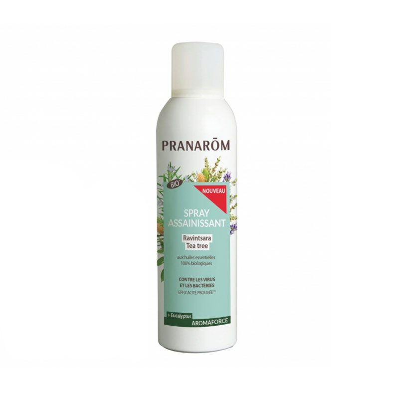 AROMAFORCE SPRAY ASSAINISSANT BIO RAVINTSARA TEA TREE 400ML PRANAROM AROMAFORCE SPRAY ASSAINISSANT BIO RAVINTSARA TEA TREE 400ML PRANAROM