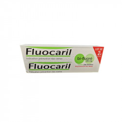 PATE DENTIFRICE BI FLUORE 250mg MENTHE LOT DE 2 X 125ML FLUOCARIL