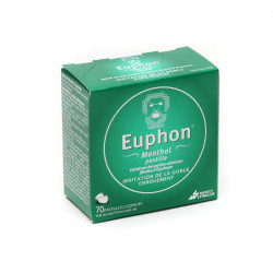 EUPHON MENTHOL GORGE ENROUEMENT 70 PASTILLES MAYOLY SPINDLER