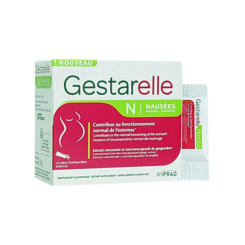 GESTARELLE N NAUSÉES 15 STICKS ORODISPERSIBLES IPRAD GESTARELLE N NAUSÉES 15 STICKS ORODISPERSIBLES IPRAD