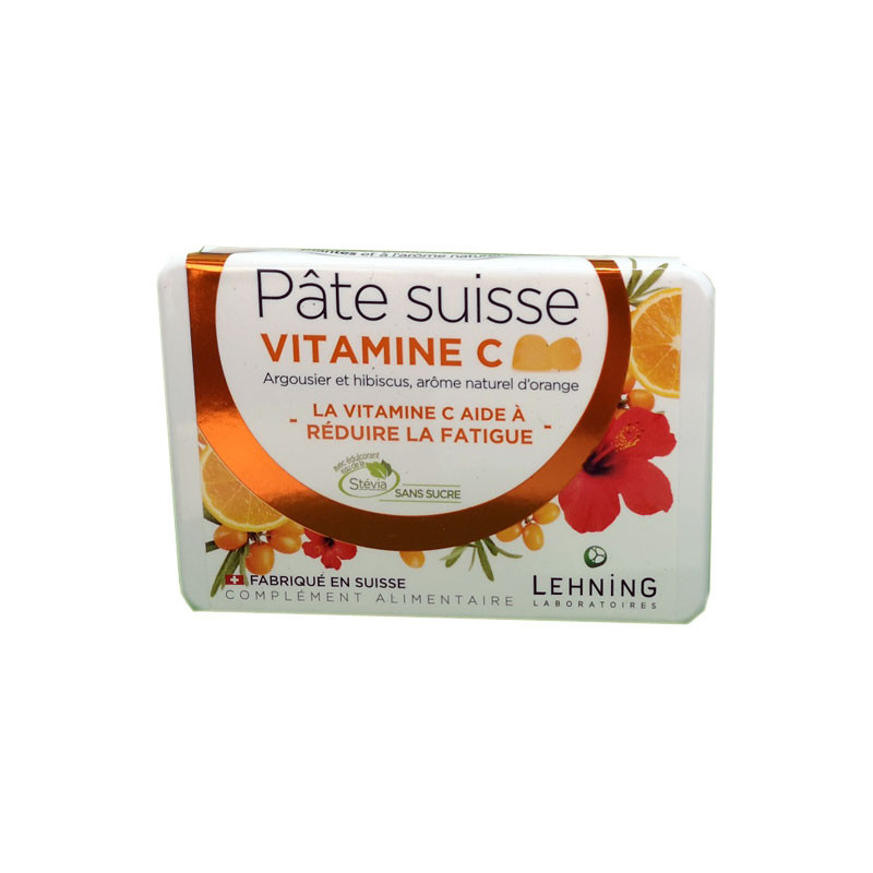 PÂTE SUISSE VITAMINE C 40 GOMMES LEHNING