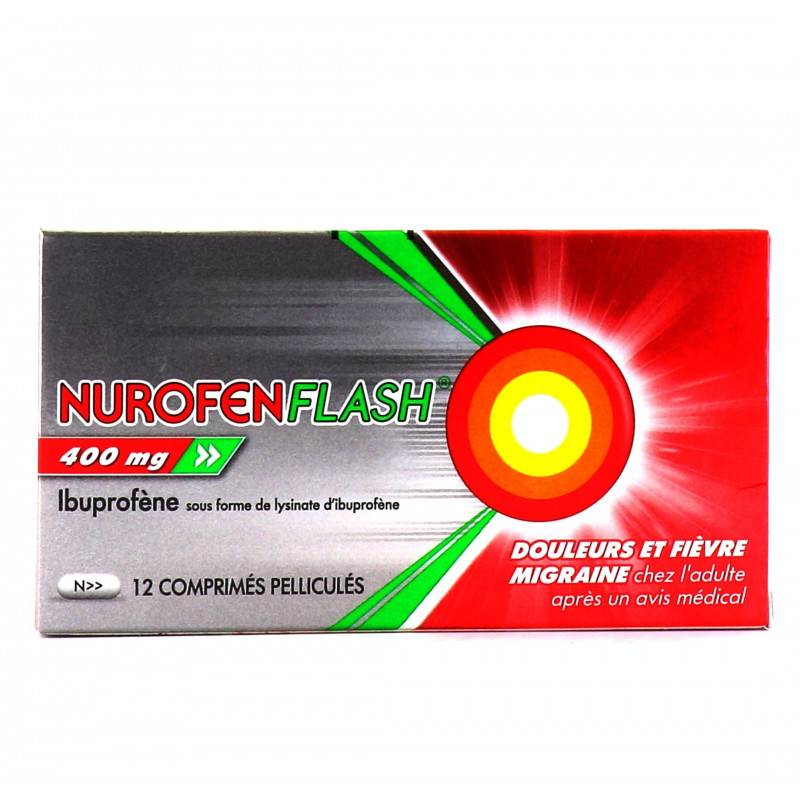 NUROFENFLASH 400MG 12 COMPRIMES