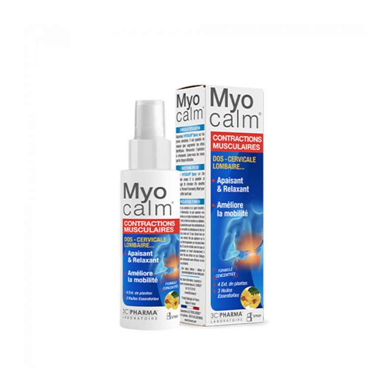 MYOCALM CONTRACTIONS MUSCULAIRES SPRAY 100ML 3C PHARMA