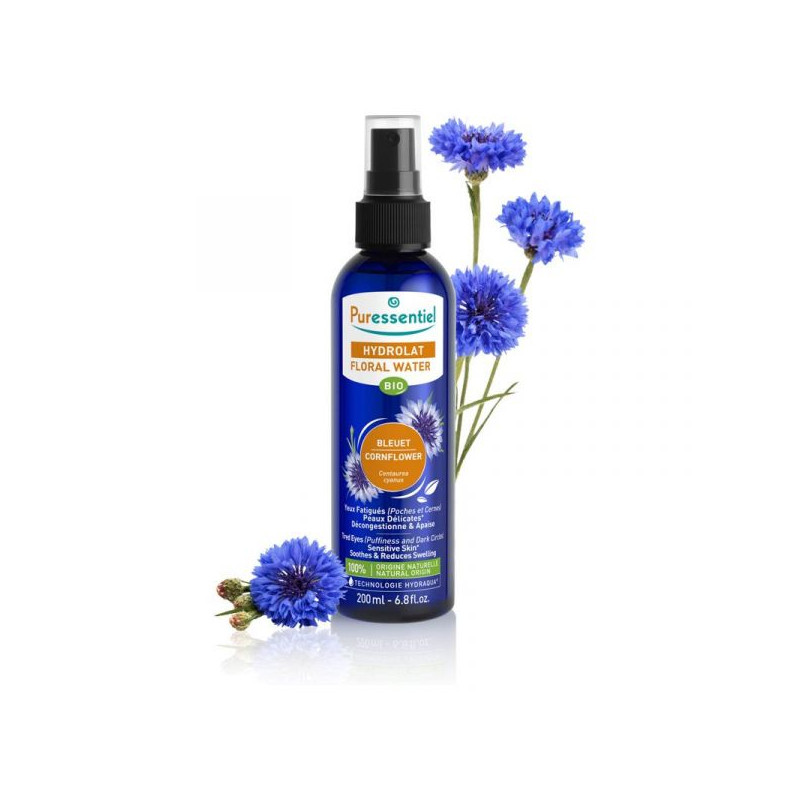HYDROLAT BLEUET BIO 200ML PURESSENTIEL HYDROLAT BLEUET BIO 200ML PURESSENTIEL