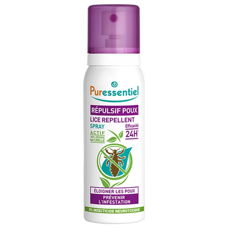 SPRAY REPULSIF POUX 75ML PURESSENTIEL