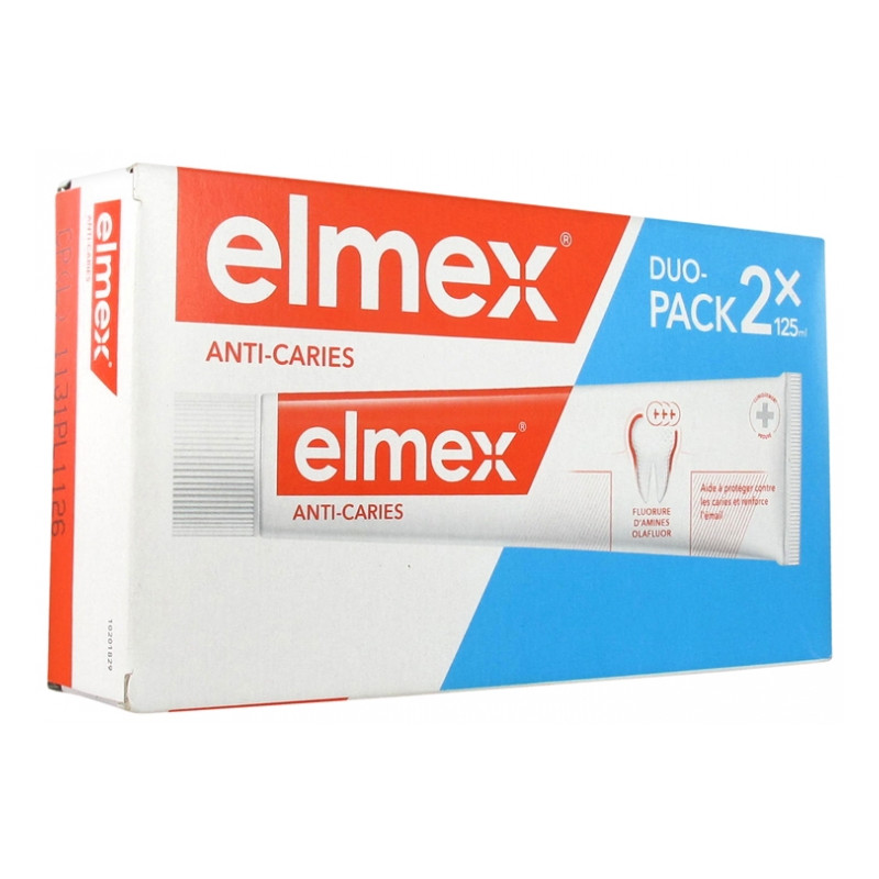 DENTIFRICE ANTI CARIES DUO PACK 2 X 125ML ELMEX DENTIFRICE ANTI CARIES DUO PACK 2 X 125ML ELMEX