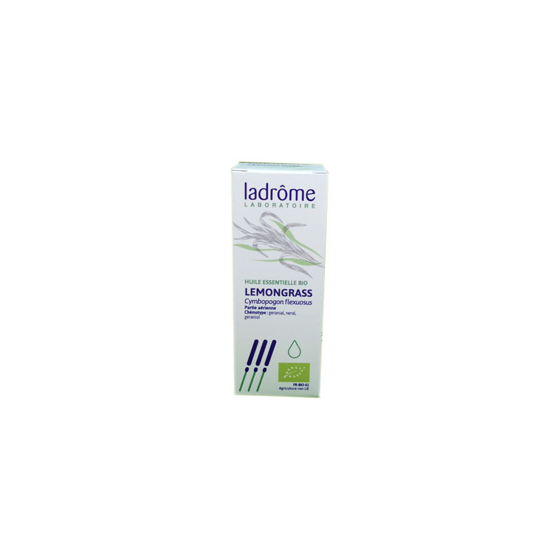 HUILE ESSENTIELLE LEMONGRASS BIO 10ML LADROME HUILE ESSENTIELLE LEMONGRASS BIO 10ML LADROME