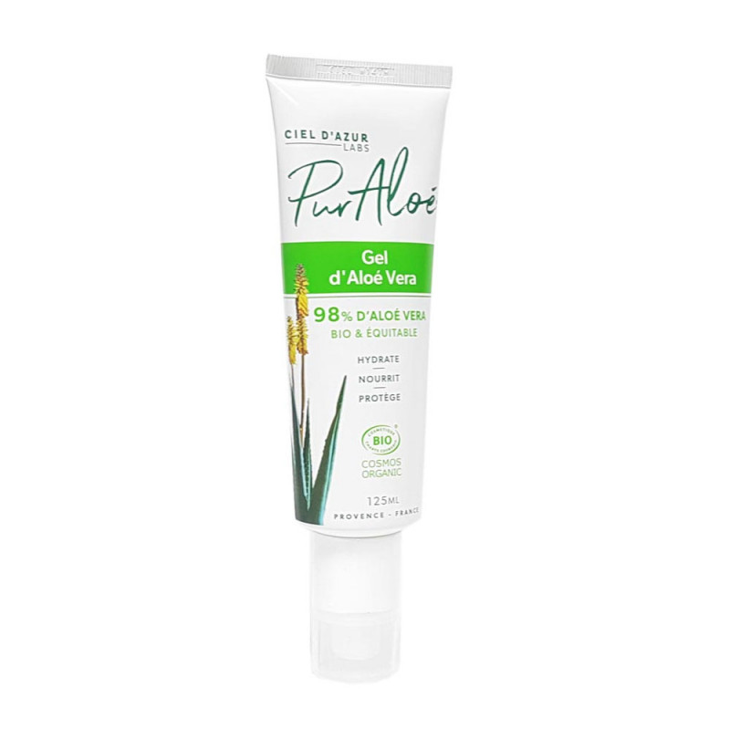 GEL D'ALOE VERA TUBE 125ML PUR ALOE