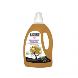 ARTISAN SAVONNIER LESSIVE LIQUIDE SAVON NOIR CONCENTRÉE 1,5 LITRE GRAVIER