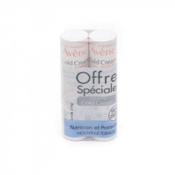 COLD CREAM STICKS LEVRES LOT DE 2 X 4G AVENE