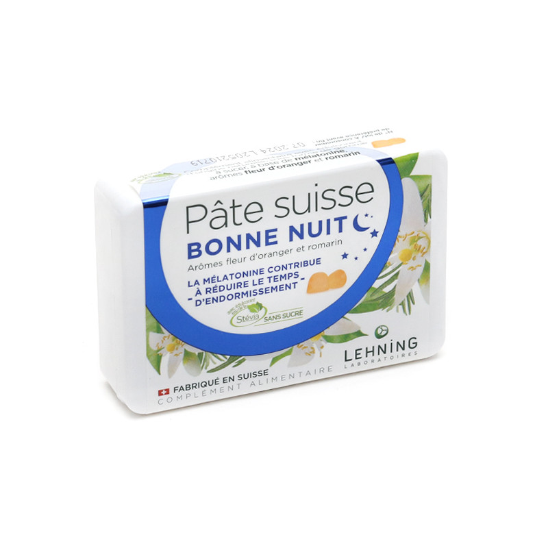 PATE SUISSE BONNE NUIT 40 PASTILLES LEHNING
