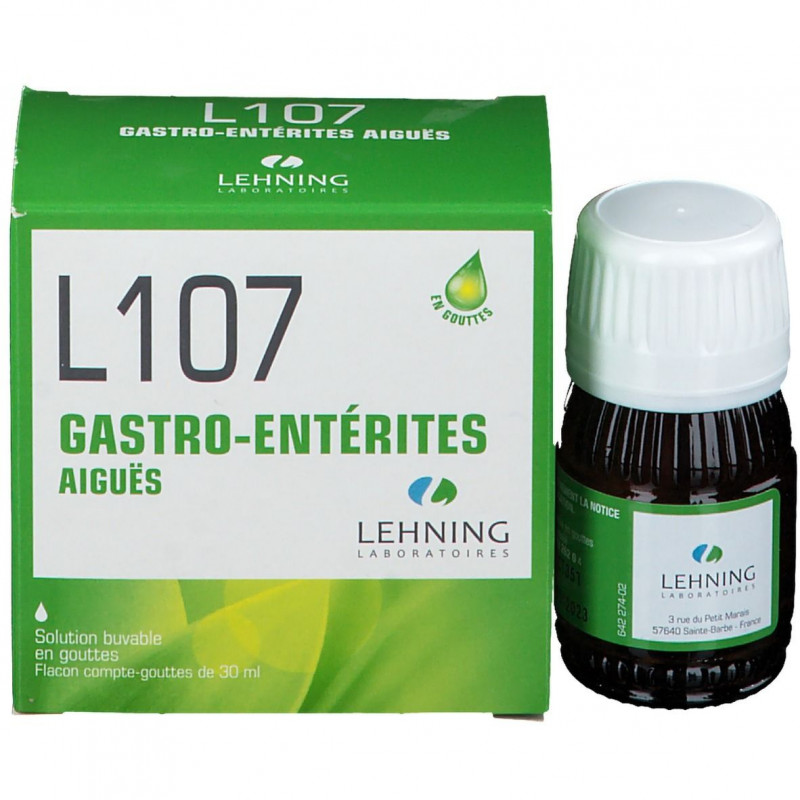 L107 SOLUTION BUVABLE en gouttes 30ml LEHNING L107 SOLUTION BUVABLE en gouttes 30ml LEHNING