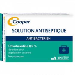 DESINFECTANT UNIDOSE SOLUTION ANTISEPTIQUE COOPER