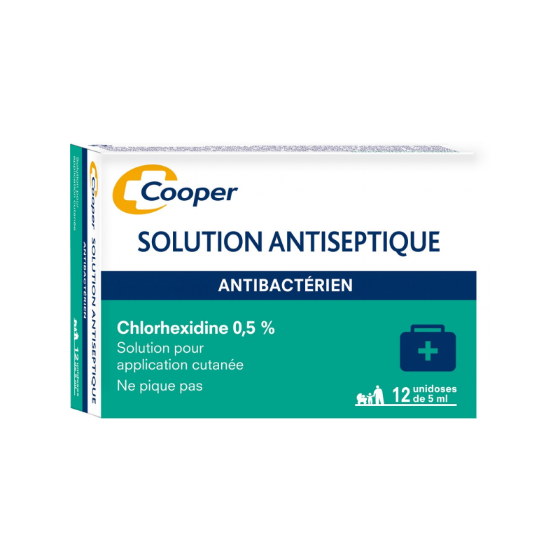 DESINFECTANT UNIDOSE SOLUTION ANTISEPTIQUE COOPER