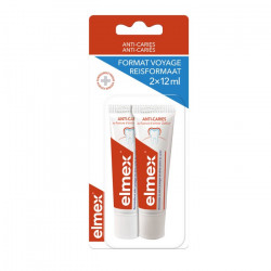 DENTIFRICE 2 TUBES DE VOYAGE 12ml ELMEX