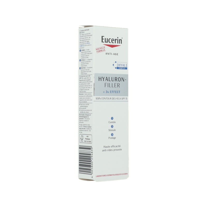 HYALURON-FILLER + 3x EFFECT SOIN CONTOUR YEUX 15ML EUCERIN