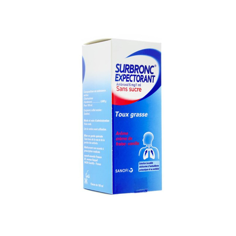 SURBRONC EXPECTORANT TOUX GRASSE 100ML SANOFI