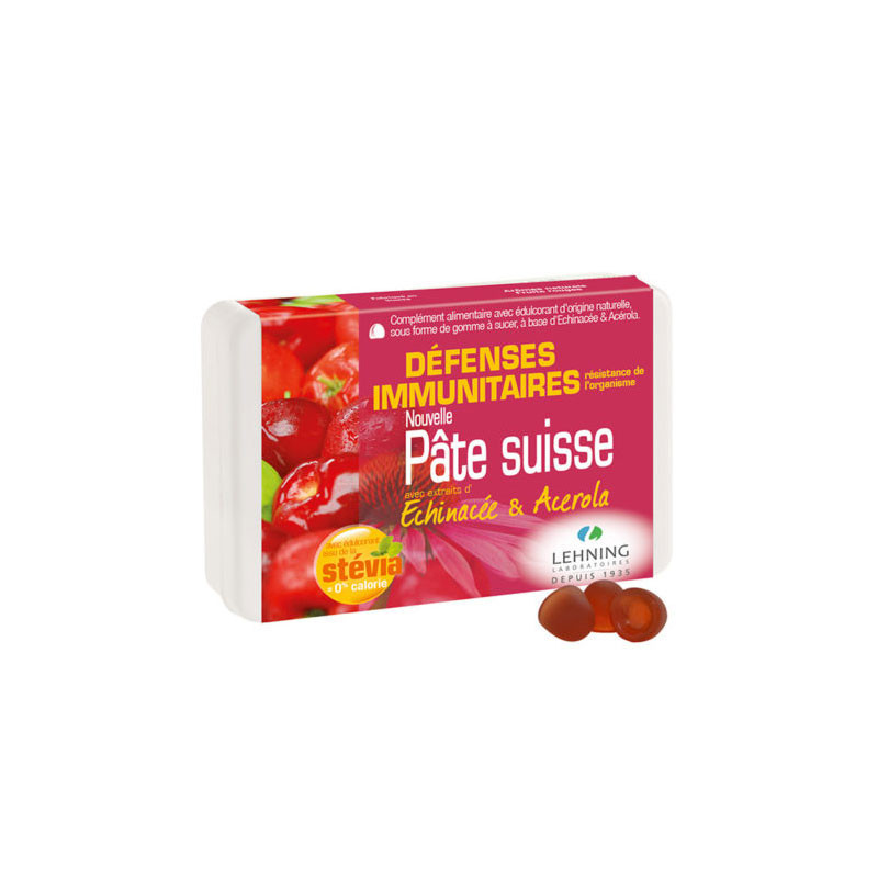 PÂTE SUISSE DÉFENSES IMMUNITAIRES X40 LEHNING PÂTE SUISSE DÉFENSES IMMUNITAIRES X40 LEHNING