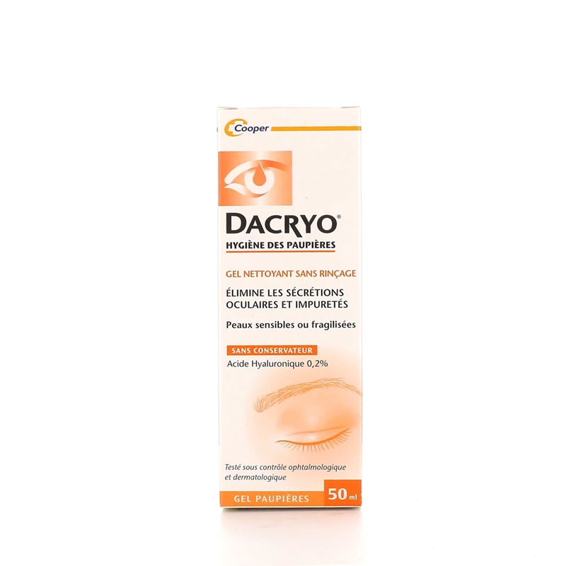 DACRYO PAUPIERES GEL NETTOYANT 30ML COOPER DACRYO PAUPIERES GEL NETTOYANT 30ML COOPER