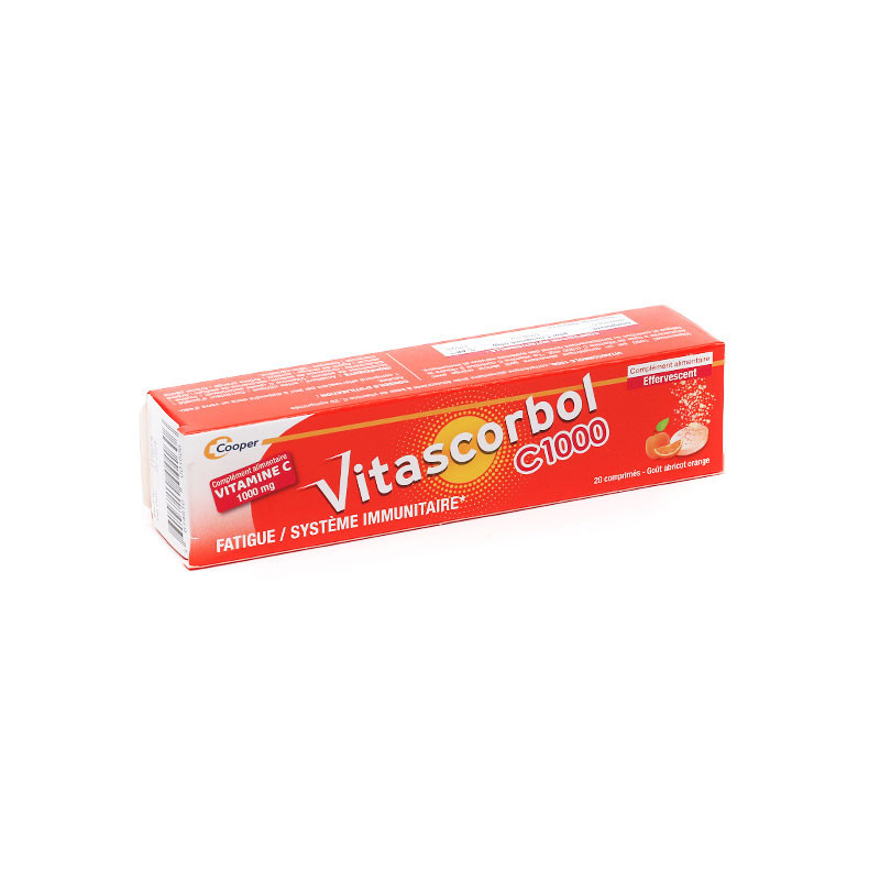 VITASCORBOL C1000 20 COMPRIMES COOPER VITASCORBOL C1000 20 COMPRIMES COOPER