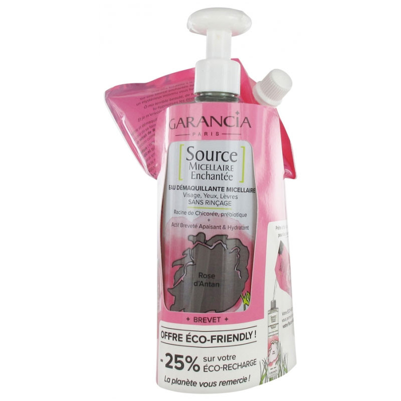 SOURCE MICELLAIRE ENCHANTEE ROSE D'ANTAN 2 X 400ML GARANCIA