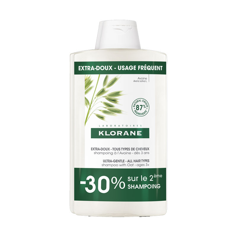 EXTRADOUX SHAMPOOING AVOINE LOT DE 2 X 400ML KLORANE