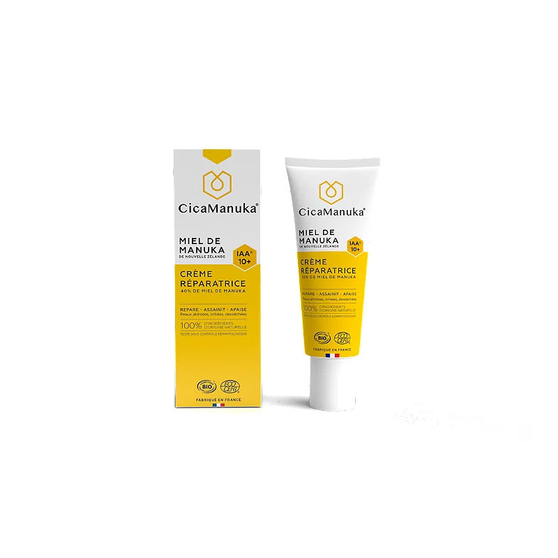 CICAMANUKA CREME RÉPARATRICE au Miel de Manuka IAA 10+ 40ml