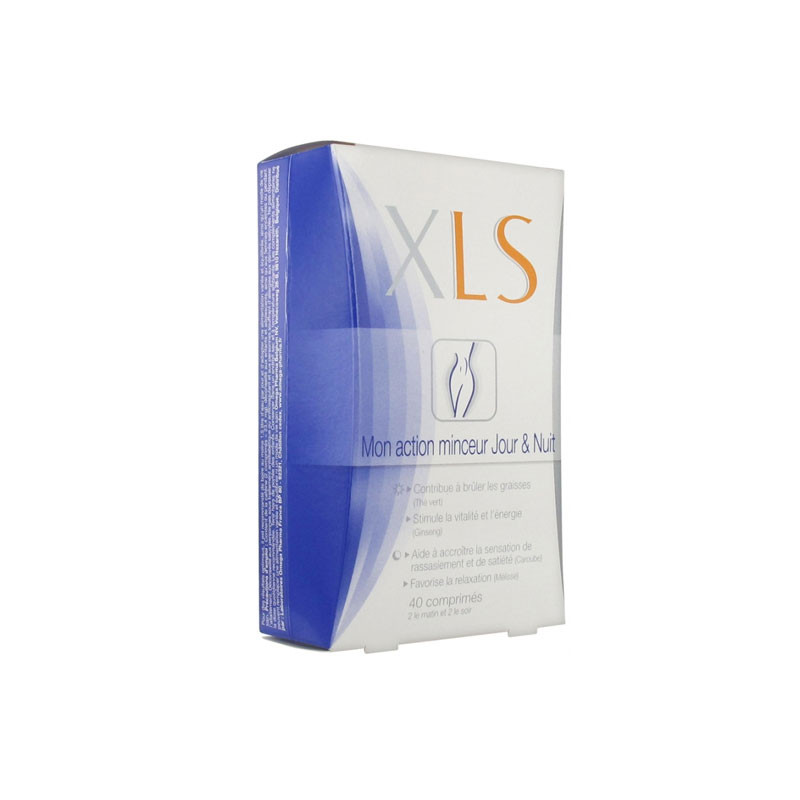 XLS ACTION MINCEUR JOUR & NUIT 40 COMPRIMES XLS ACTION MINCEUR JOUR & NUIT 40 COMPRIMES