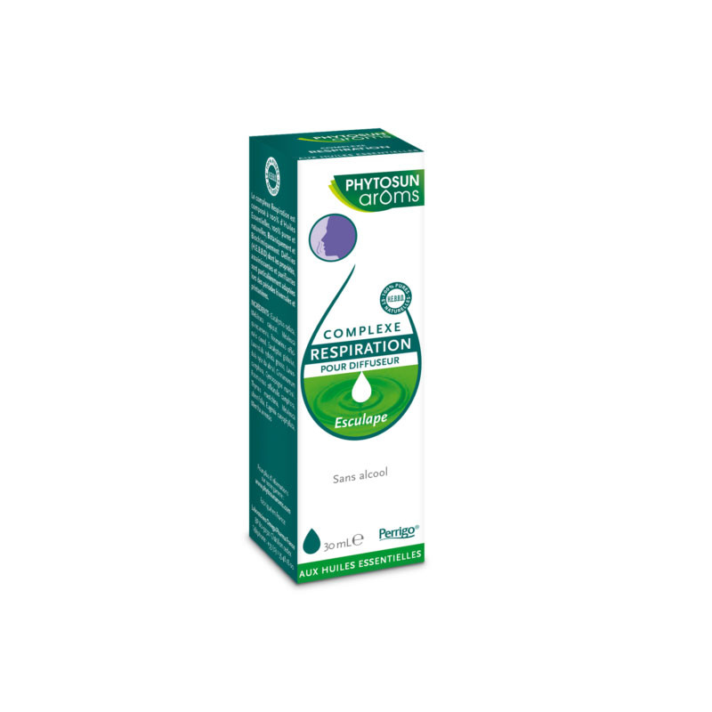 COMPLEXE RESPIRATION ESCULAPE HUILES ESSENTIELLES 30ML PHYTOSUN AROMS