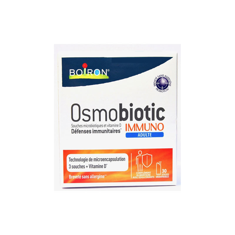 OSMOBIOTIC IMMUNO ADULTE 30 STICKS BOIRON