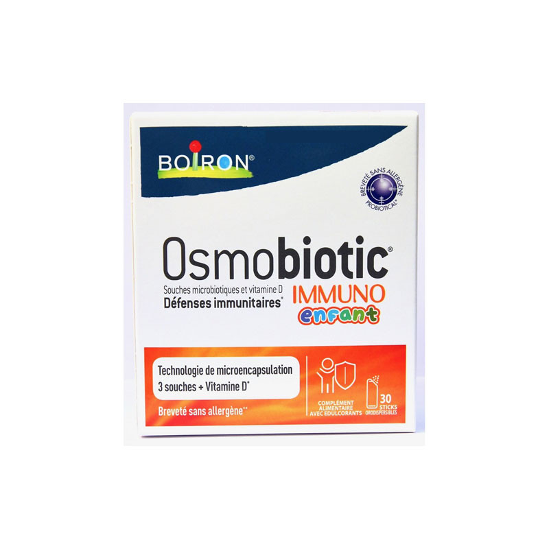 OSMOBIOTIC IMMUNO ENFANT 30 STICKS BOIRON