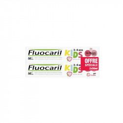 GEL FRAISE KIDS 3-6ANS LOT DE 2 X 50ML FLUOCARIL