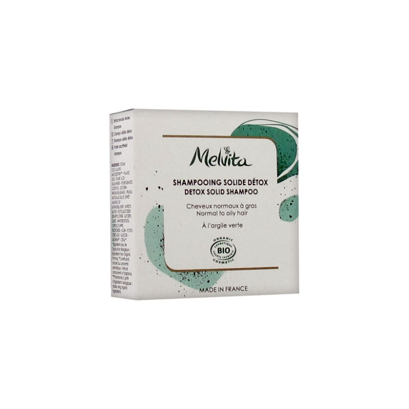 SHAMPOOING SOLIDE DETOX BIO 55G MELVITA