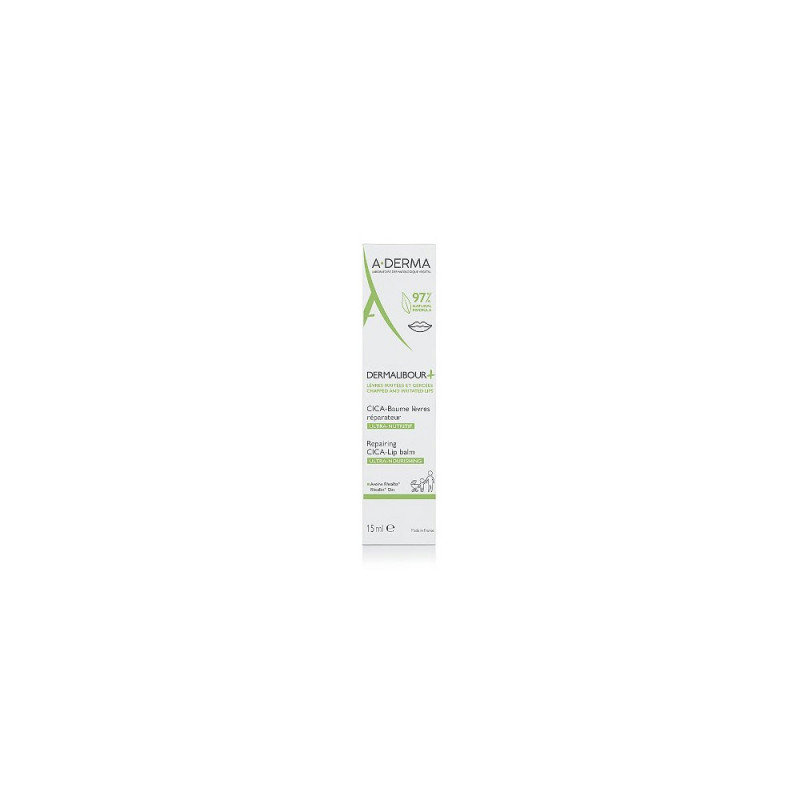 DERMALIBOUR+ CICA BAUME LEVRES 15ML A-DERMA