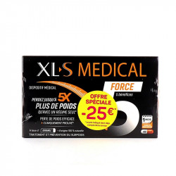 XLS MEDICAL FORCE 5 MINCEUR 180 GELULES