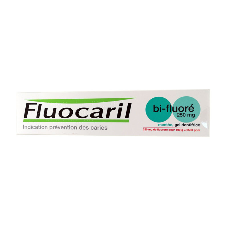 GEL DENTIFRICE BI FLUORE 250mg MENTHE 125ML FLUOCARIL