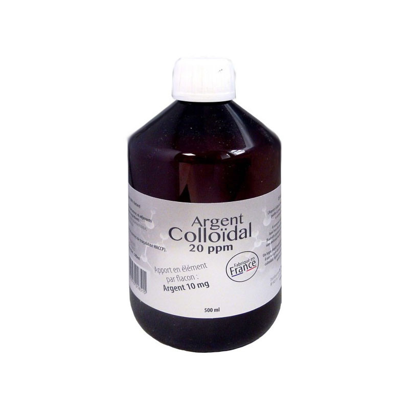 ARGENT COLLOIDAL 20 ppm - 500ML DR THEISS