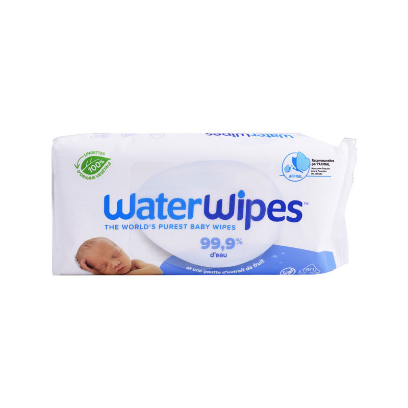 WATERWIPES BÉBÉ LINGETTES X60 GILBERT