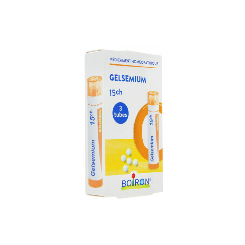 GELSEMIUM 15CH 3 TUBES BOIRON GELSEMIUM 15CH 3 TUBES BOIRON