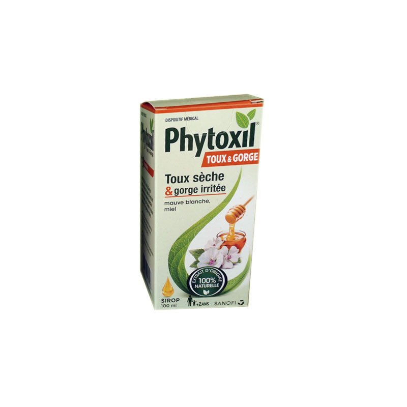 Phytoxil spray gorge irritée et toux sèche - miel et mauve blanche