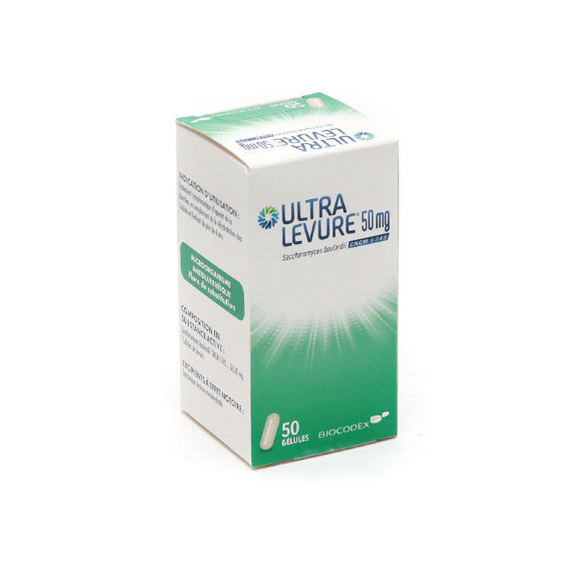 ULTRA LEVURE 50MG - 50 GELULES BIOCODEX