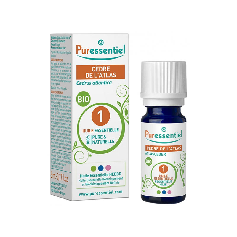 HUILE ESSENTIELLE BIO CEDRE DE L' ATLAS 5ML PURESSENTIEL