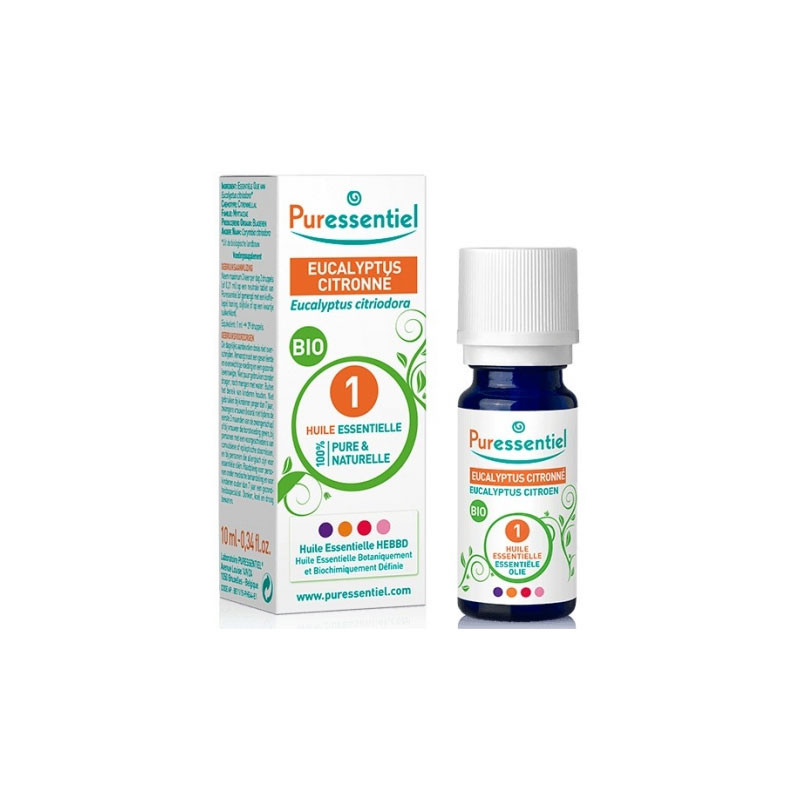 HUILE ESSENTIELLE BIO EUCALYPTUS CITRONNÉ 10ML PURESSENTIEL