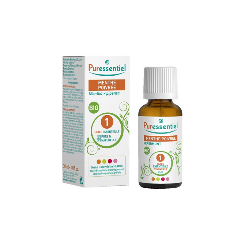 HUILE ESSENTIELLE BIO MENTHE POIVRÉE 30ML PURESSENTIEL