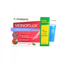 VEINOFLUX JAMBES LEGERES ET TONIQUES 30 GELULES + GEL 15ML OFFERT ARKOPHARMA