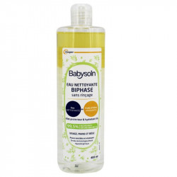 BABYSOIN EAU NETTOYANTE BIPHASE 400ML COOPER