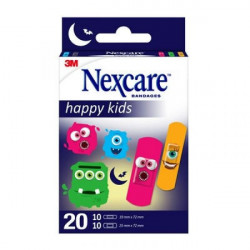 PANSEMENTS HAPPY KIDS MONSTRES X20 NEXCARE