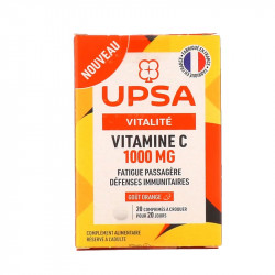 VITALITÉ VITAMINE C 1000MG 20 COMPRIMÉS à CROQUER UPSA