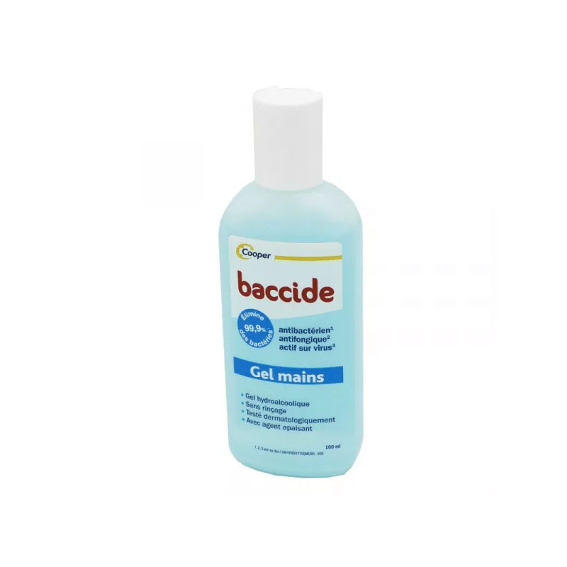 BACCIDE GEL MAINS SANS RINCAGE 100ml COOPER BACCIDE GEL MAINS SANS RINCAGE 100ml COOPER